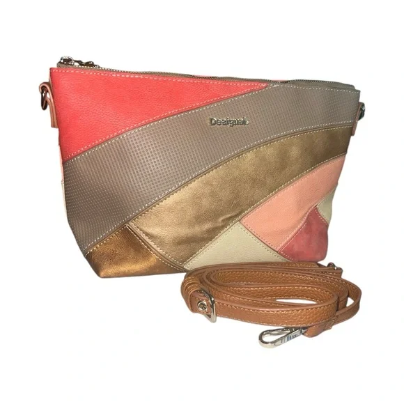 Desigual Purse Bag Multicolor Crossbody Handbag - Picture 2 of 10